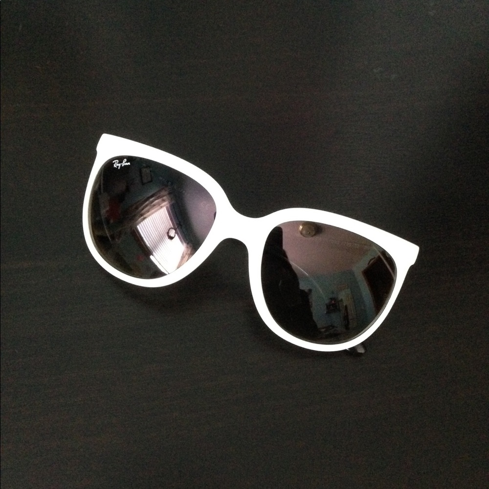 Ray-Ban Cats 1000 White Sunglasses
